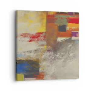 Canvas picture - Geometry of Colours - 30x30 cm