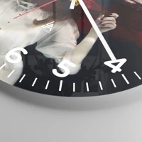 Clock face with numbers