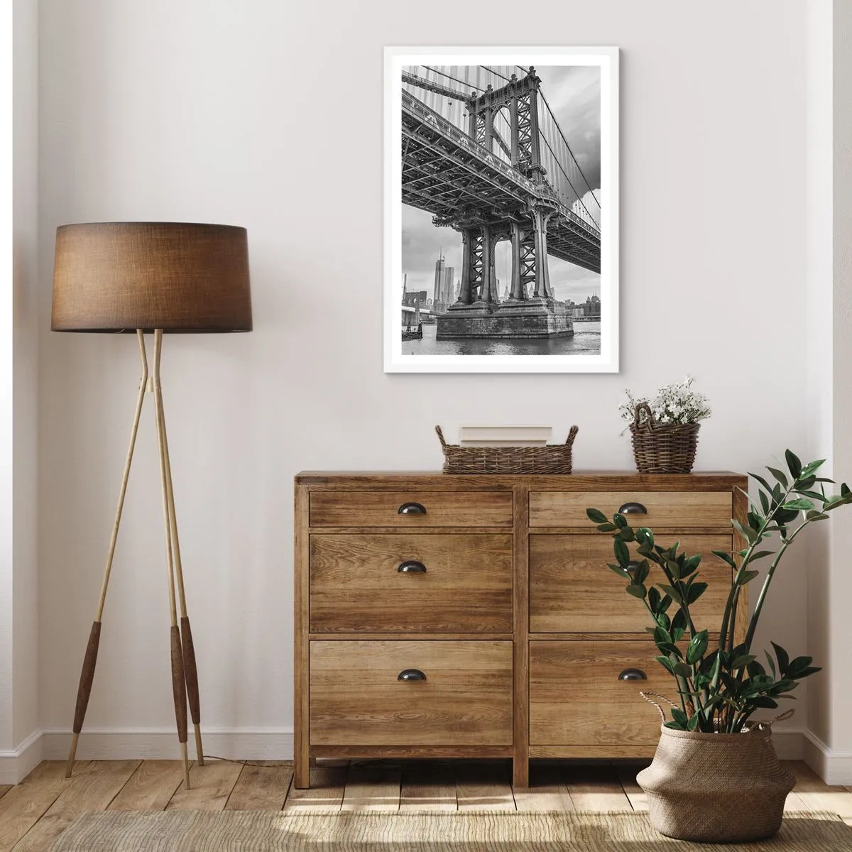 Poster in white frmae - To the Heart of a City - 40x50 cm