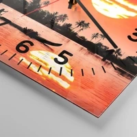 Clock face with numbers