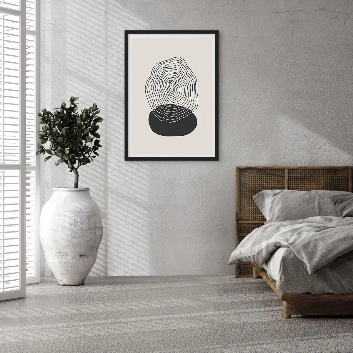 Poster in black frame - Durability and Vibration - 61x91 cm