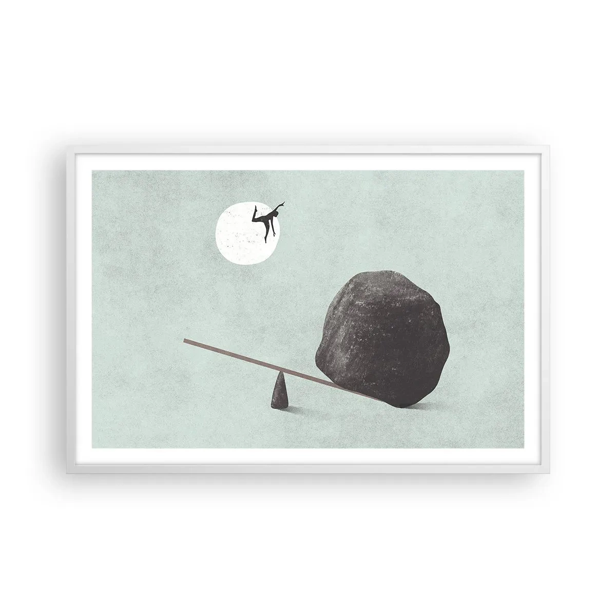 Poster in white frmae - Dream Come True - 91x61 cm