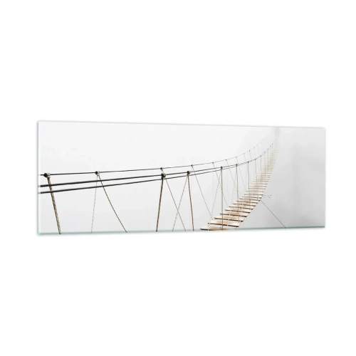 Glass picture - Where Did He Take You? - 90x30 cm
