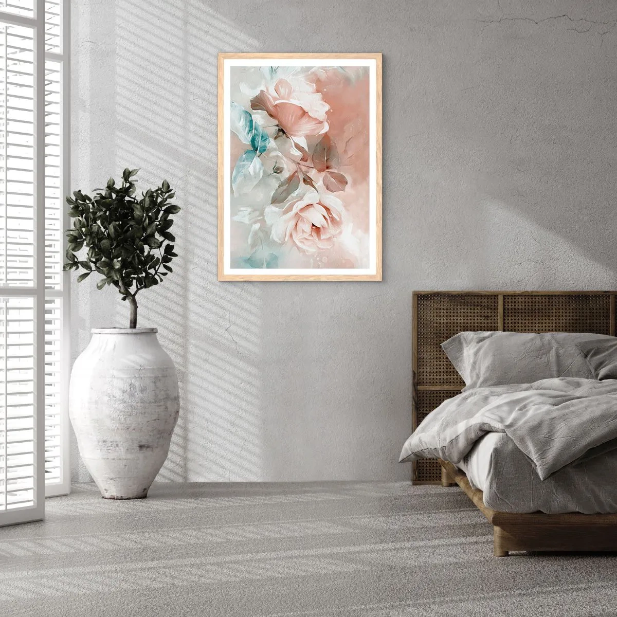 Poster in light oak frame - Spirit of Romaticism - 70x100 cm