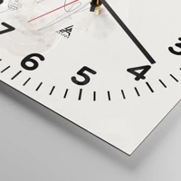 Clock face with numbers