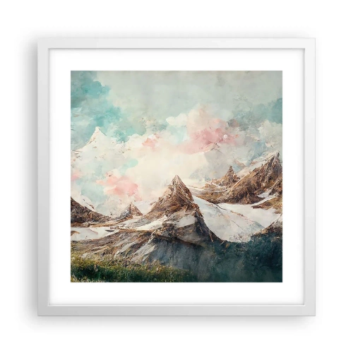 Poster in white frmae - Rocky Blades - 40x40 cm