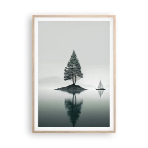 Poster in light oak frame - Daydreaming - 70x100 cm