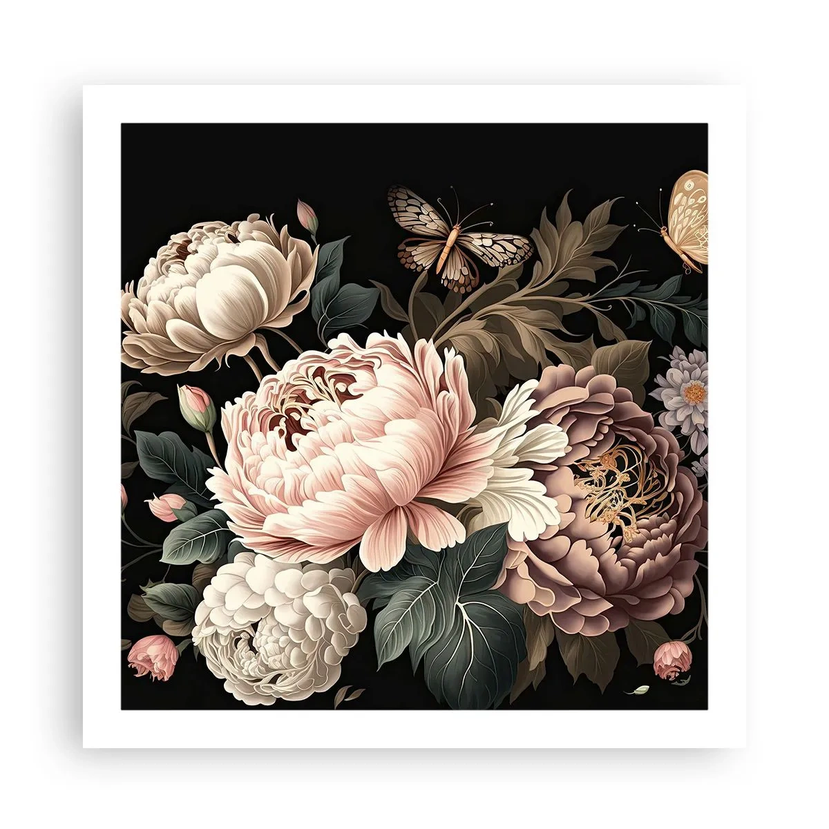 Poster - Baroque Style - 60x60 cm