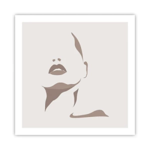 Poster - Created with Light and Shadow - 60x60 cm