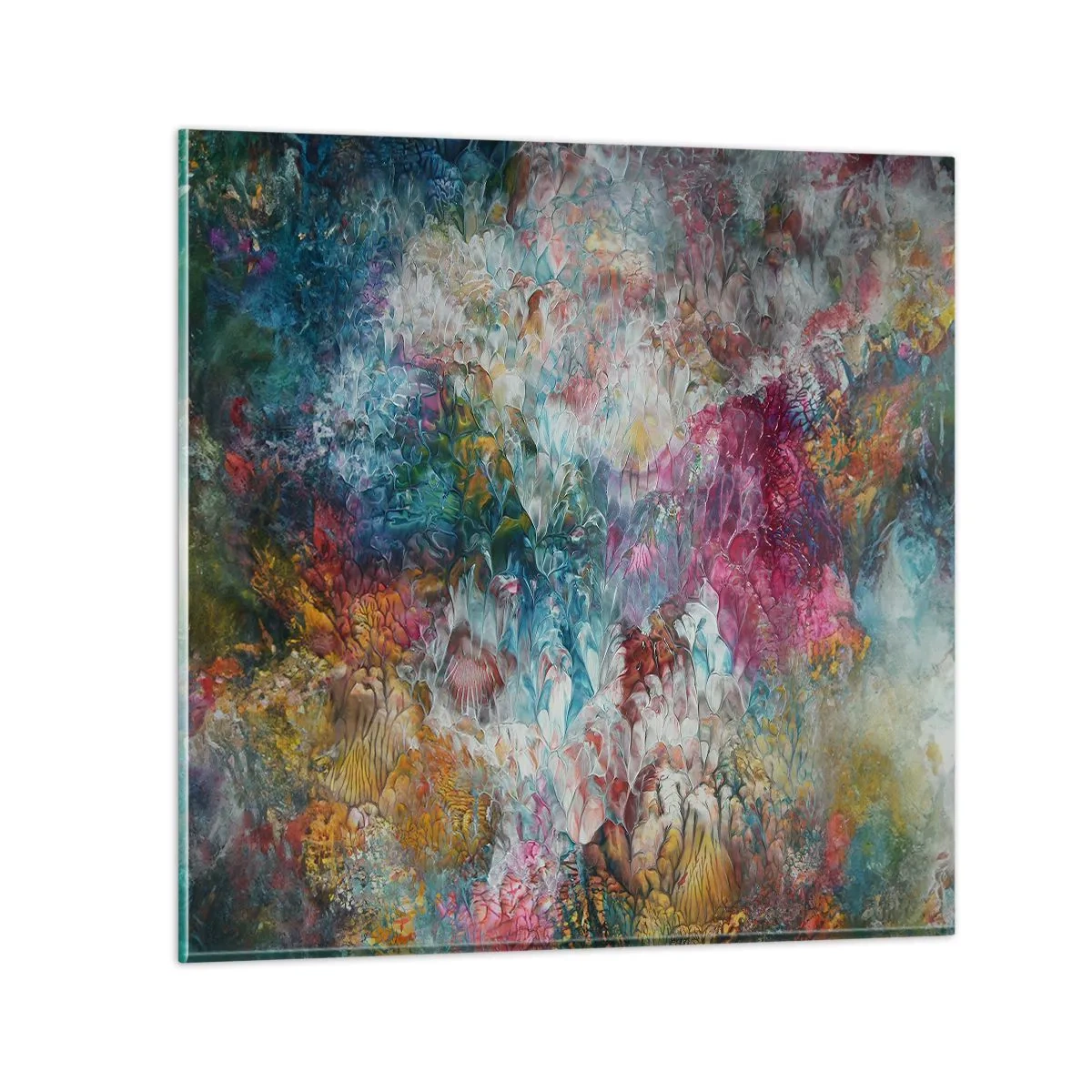 Glass picture - In Full Bloom - 70x70 cm