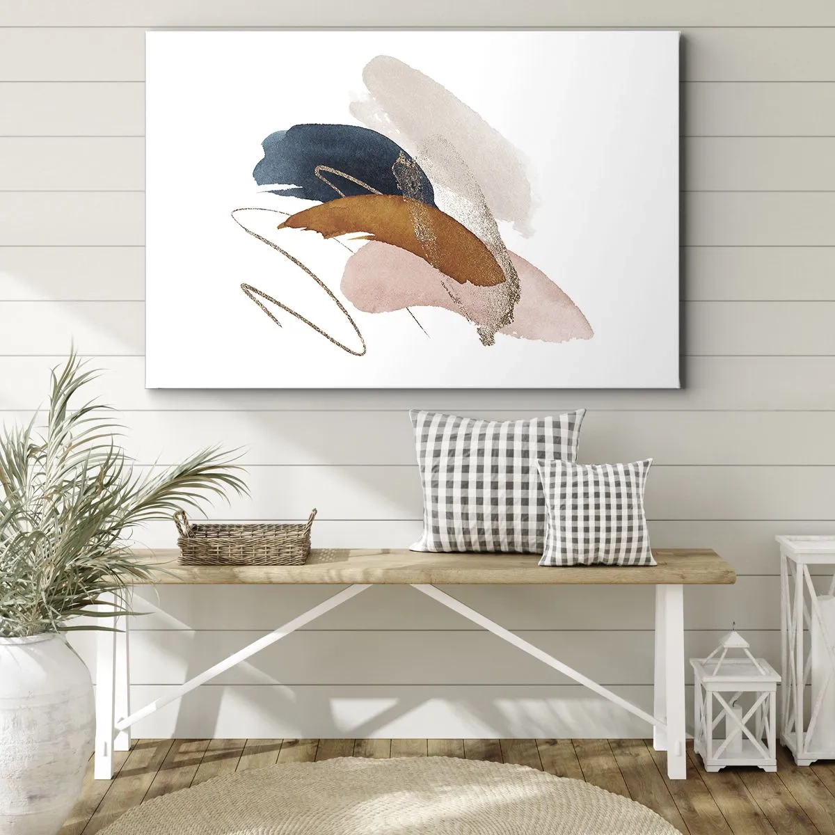 Canvas picture - Composition with Wings - 120x80 cm
