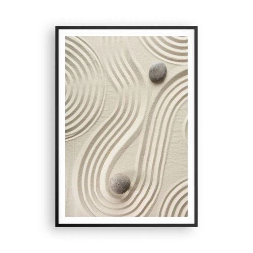 Poster in black frame - Touch of Warmth - 70x100 cm