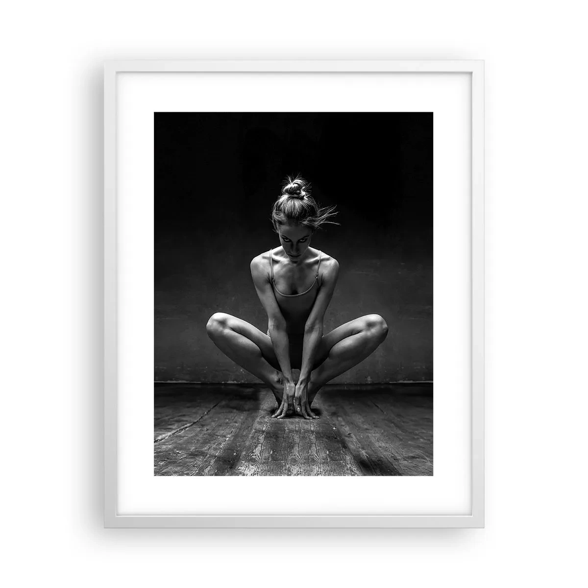 Poster in white frmae - Concentration of Dancing Energy - 40x50 cm
