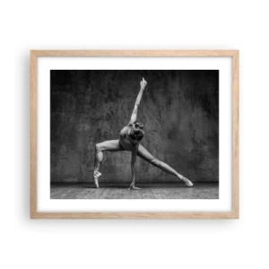 Poster in light oak frame - Ideal of Balance - 50x40 cm