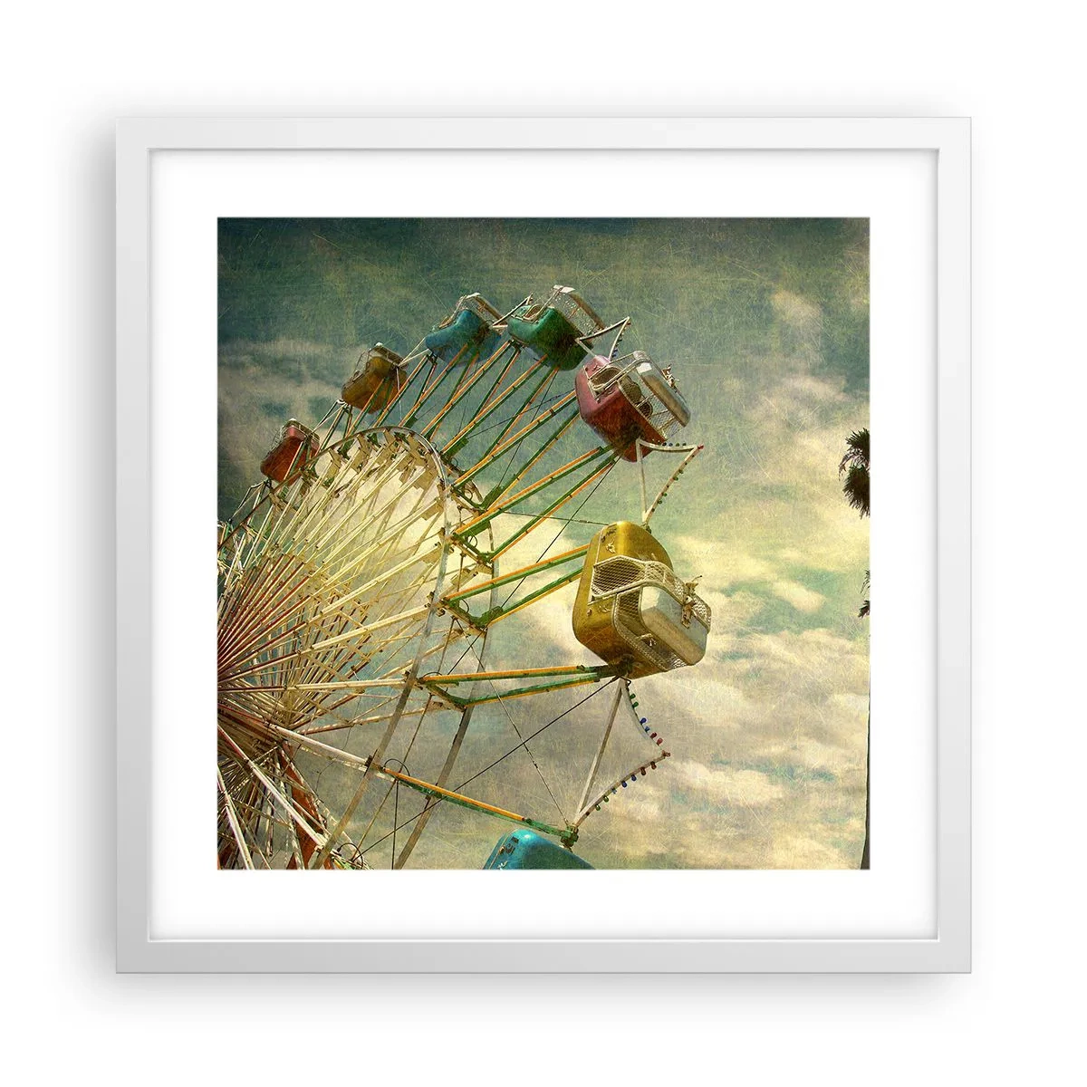 Poster in white frmae - There Will Be Fun… - 40x40 cm