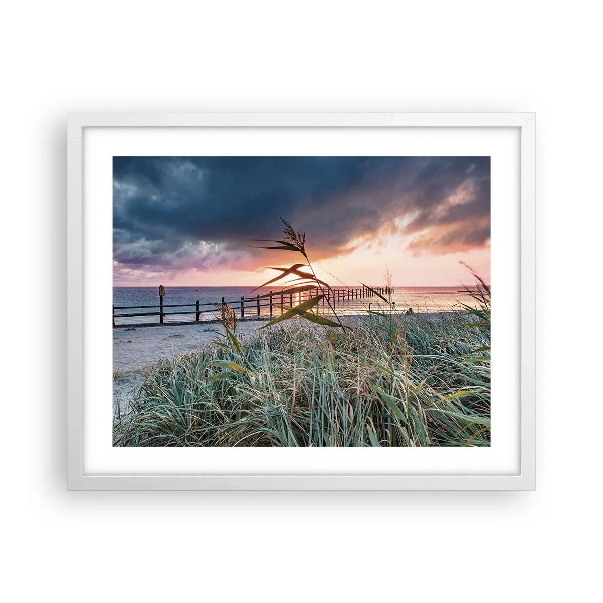 Poster in white frmae - Not Gone with the Wind - 50x40 cm