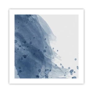Poster - Blue Tulle - 50x50 cm