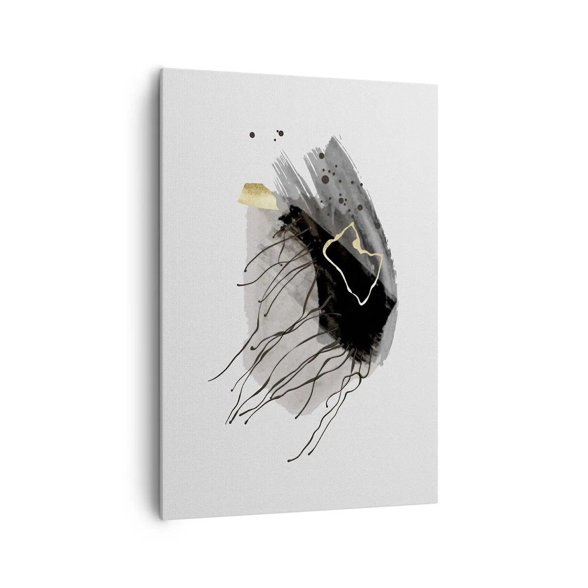 Canvas picture - In Black and Gold - 70x100 cm