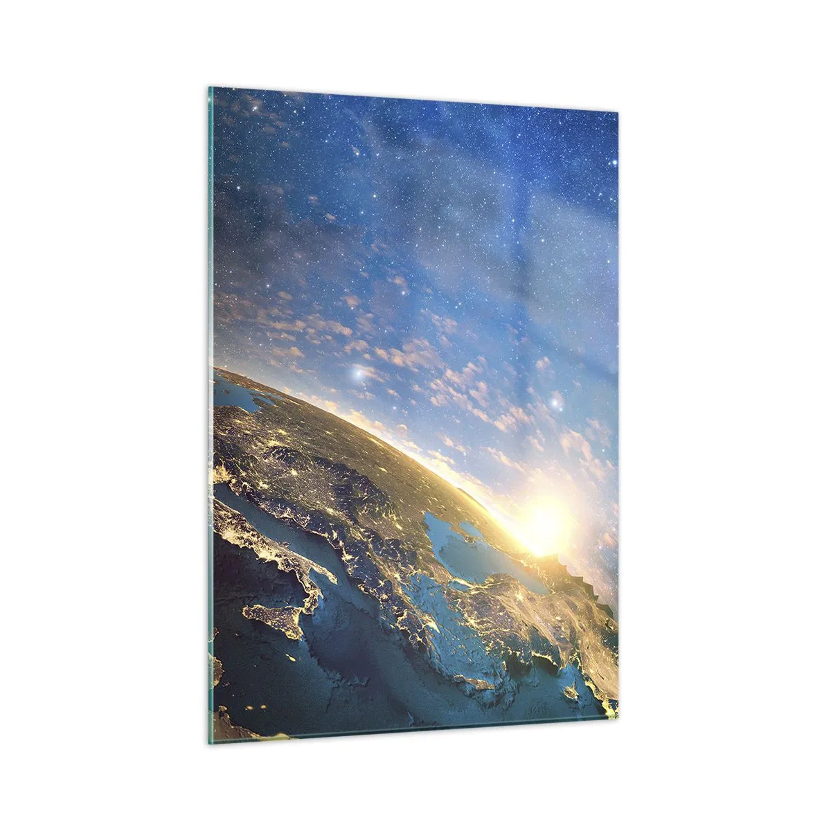 Glass picture - Let's Look at Each Other from a Distance - 50x70 cm