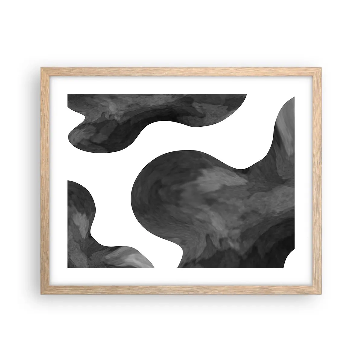 Poster in light oak frame - Milky Way - 50x40 cm