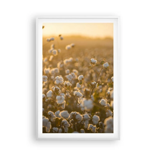 Poster in white frmae - Fluffy Field - 61x91 cm