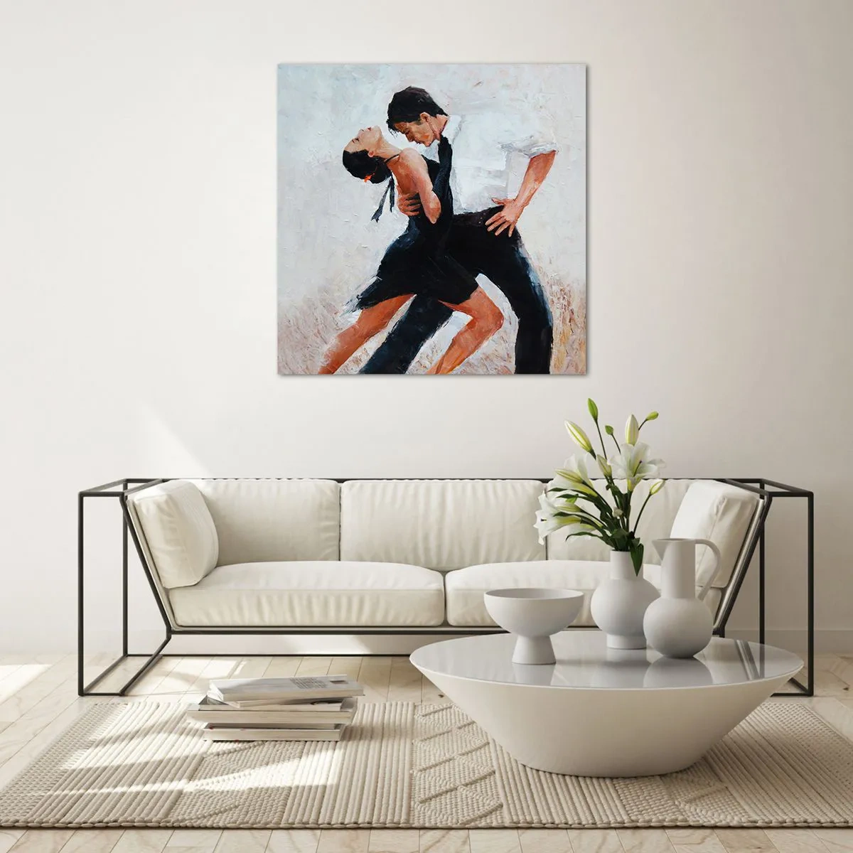 Glass picture - Tango of My Dreams - 70x70 cm
