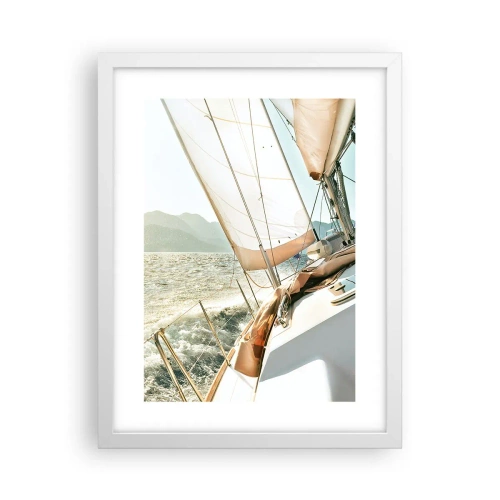 Poster in white frmae - Full Sail - 30x40 cm
