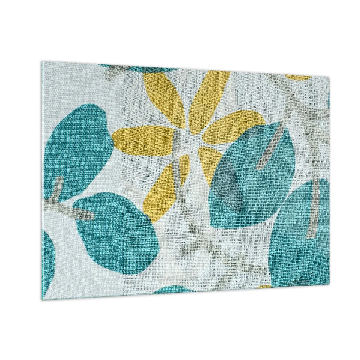 Glass picture - Among Azure Leaves - 100x70 cm