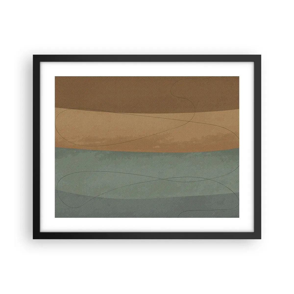 Poster in black frame - Horizontal Compostion - 50x40 cm