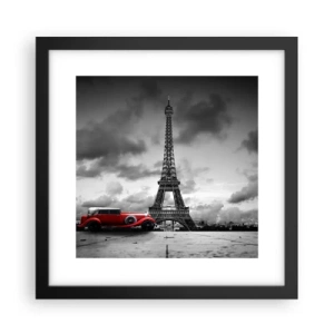 Poster in black frame - Not So Long Ago in Paris - 30x30 cm
