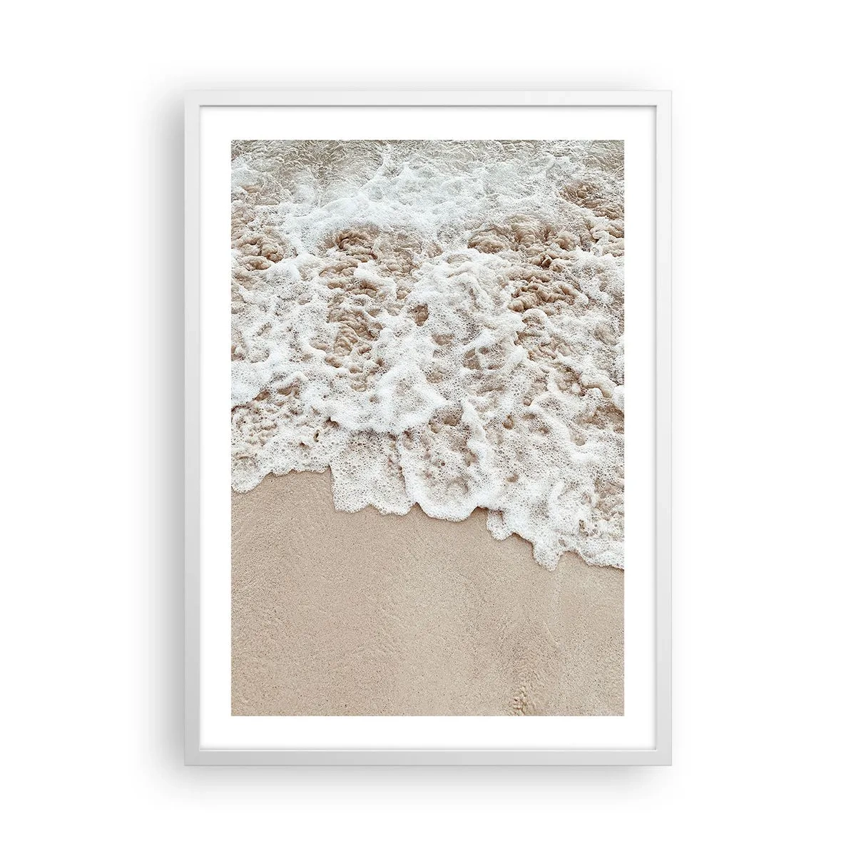 Poster in white frmae - Be Right Back - 50x70 cm