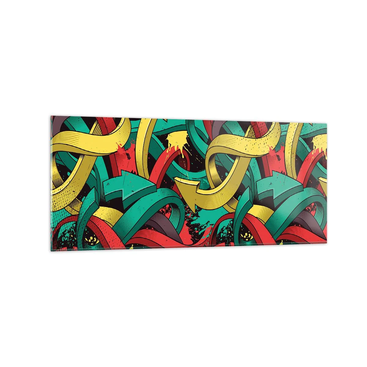 Glass picture - Which Way? - 120x50 cm