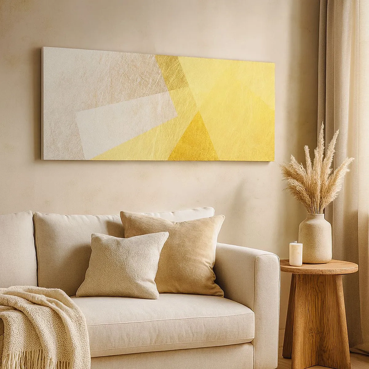 Canvas picture - Weather of Geometry - 100x40 cm