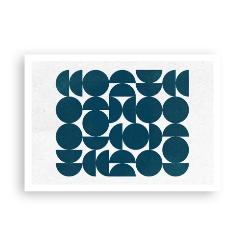 Poster - Circles and Semicircles - 100x70 cm