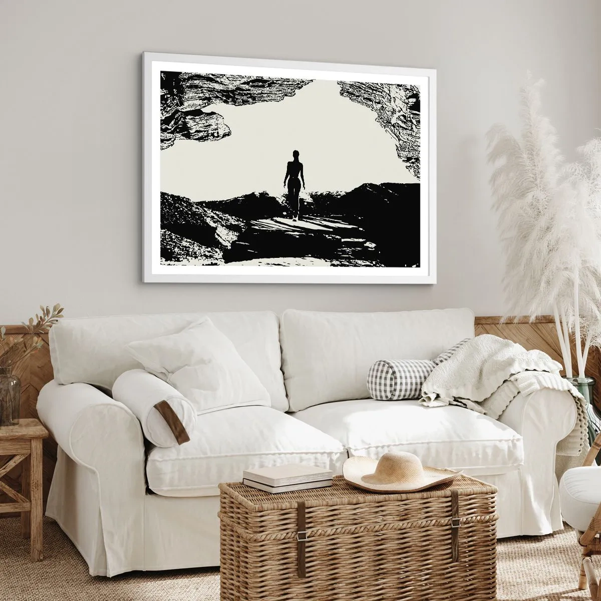 Poster in white frmae - New Look - 91x61 cm