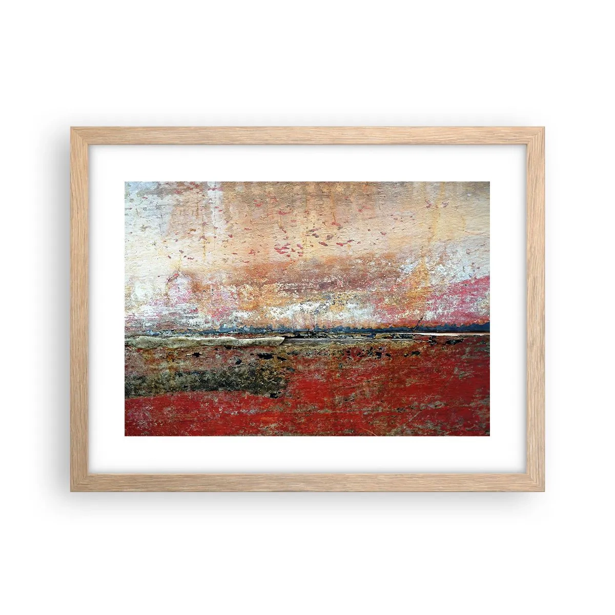 Poster in light oak frame - Might Be the Sea - 40x30 cm