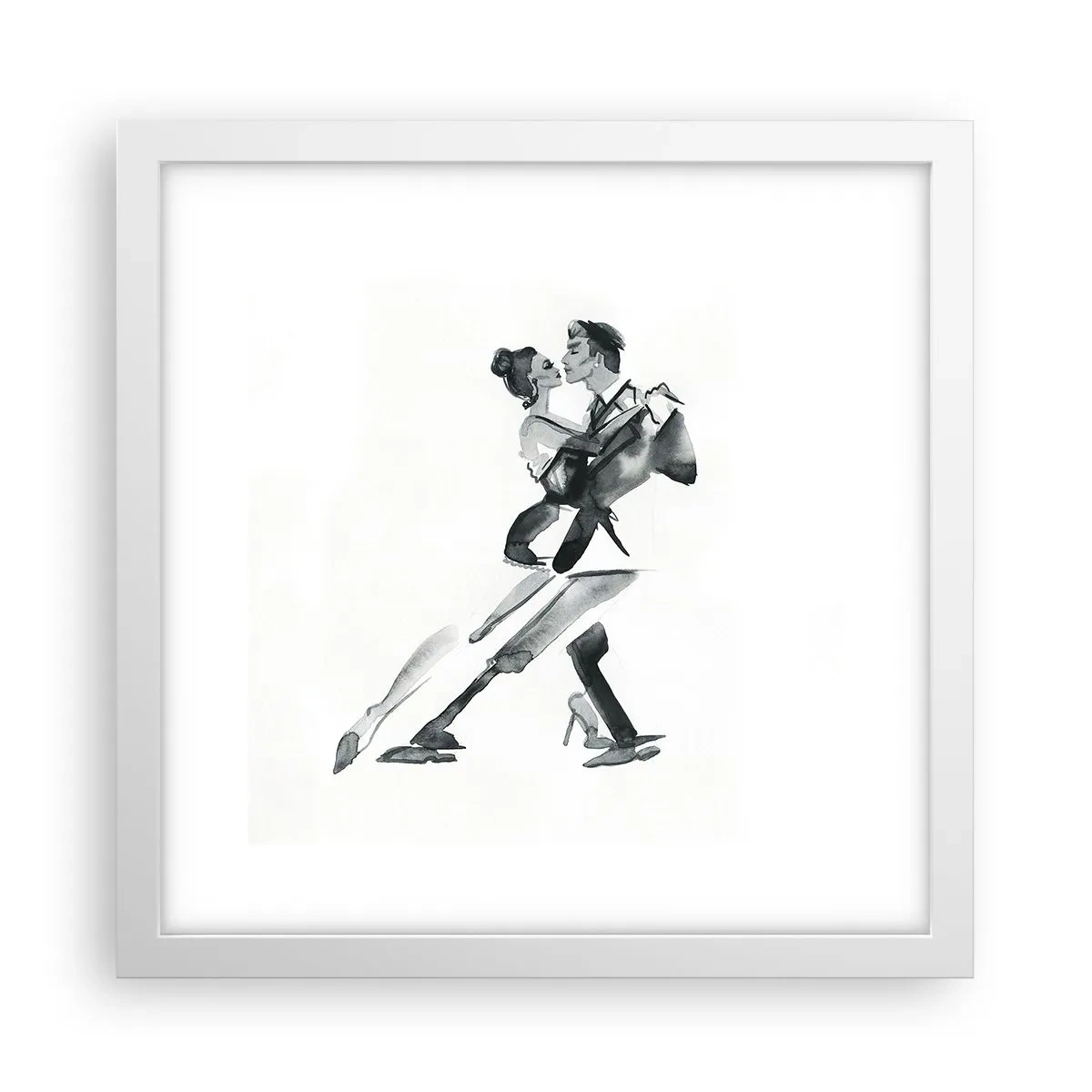 Poster in white frmae - In One Rhythm - 30x30 cm