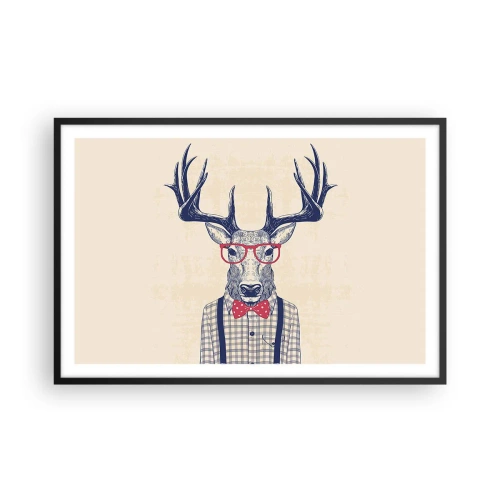 Poster in black frame - Fun Extravagance - 91x61 cm