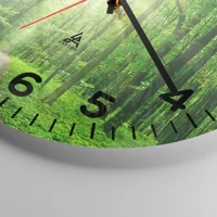 Clock face with numbers