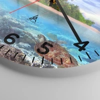 Clock face with numbers