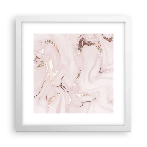 Poster in white frmae - In Pink - 30x30 cm