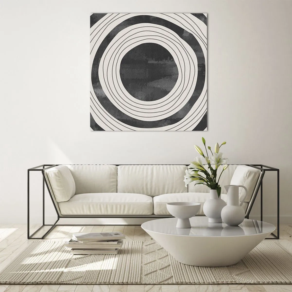 Glass picture - Heart of the Matter - 60x60 cm