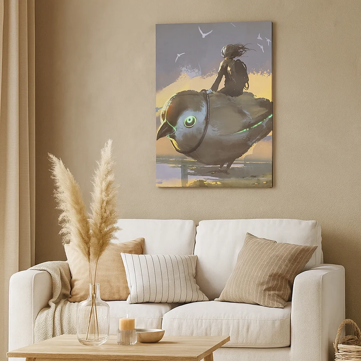 Canvas picture - Stop on a Fantastic Journey - 50x70 cm