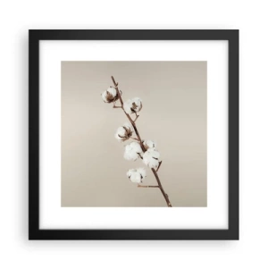 Poster in black frame - At the Heart of Softness - 30x30 cm