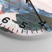 Clock face with numbers