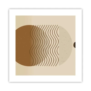 Poster - About the Origin of Geometrical Figures - 40x40 cm