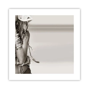 Poster - Like a Girl - 40x40 cm