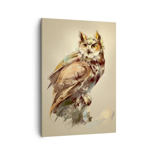 Canvas picture - The Wisest Owl - 50x70 cm
