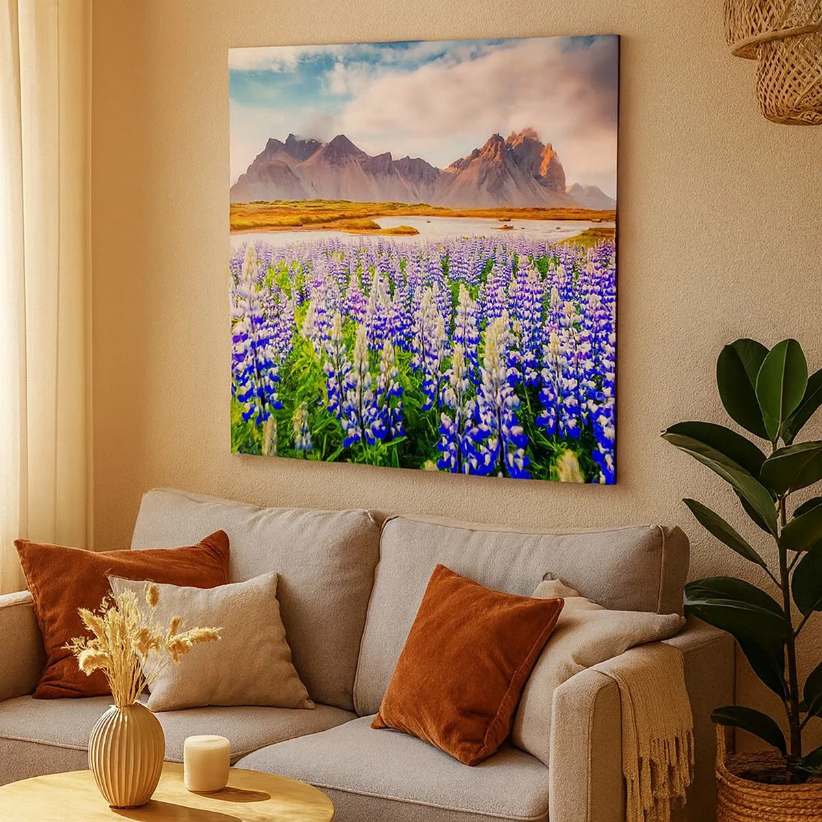 Canvas picture - Strength and Severity next to Sweetness - 30x30 cm