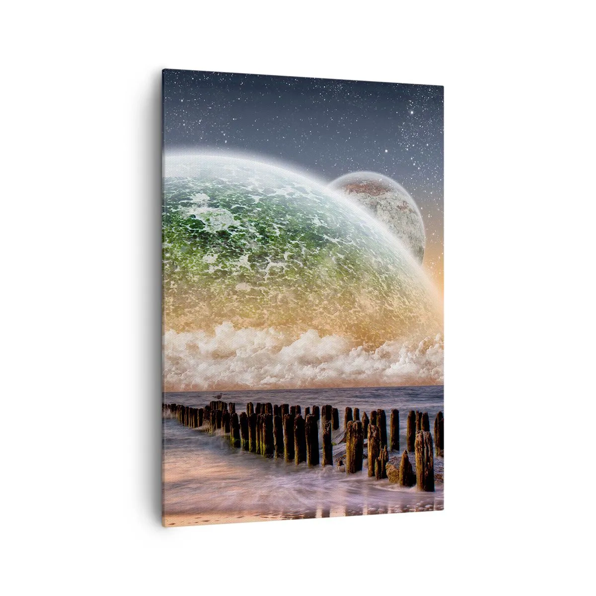 Canvas picture - And the World Has Emerged from Water - 70x100 cm